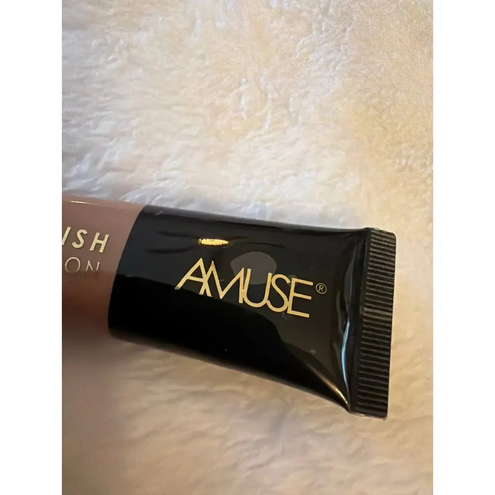 Amuse Matte Finish Foundation #158 Mix-N-10 Full Coverage Liquid Makeup 1.05 oz